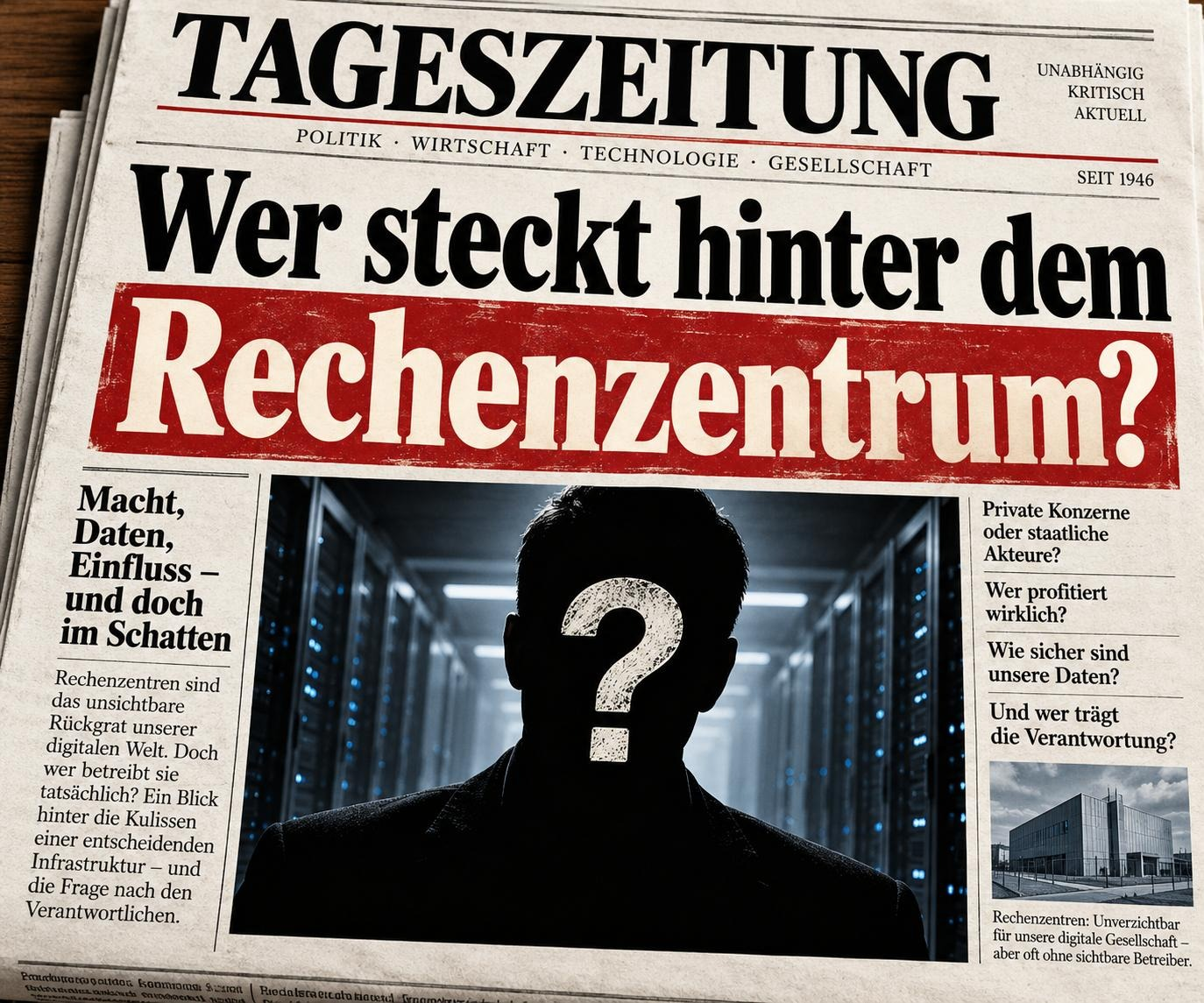 Wer steckt eigentlich hinter dem Rechenzentrum?